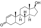Een paar jaar nadat de Amerikaanse overheid in 2004 de hogelijk effectieve designersteroden 1-testosteron en 1-androstenedione in de ban deed, introduceerde biochemicus Pat Arnold 3-beta-hydroxy-5-alpha-androst-1-en-17-one [structuurformule hiernaast] onder de naam 1-DHEA. En ook 3-beta-hydroxy-5-alpha-androst-1-en-17-one was verdraaid effectief, schrijven sportwetenschappers van West Texas A&M University binnenkort in de Journal of Applied Physiology.
