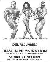 Oude flyer van Australian Muscle