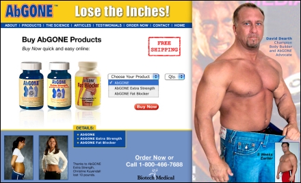 Afslanksupplement Abgone doet helemaal niks