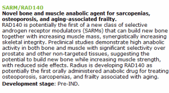 Straf spul, die nieuwe SARM van Radius