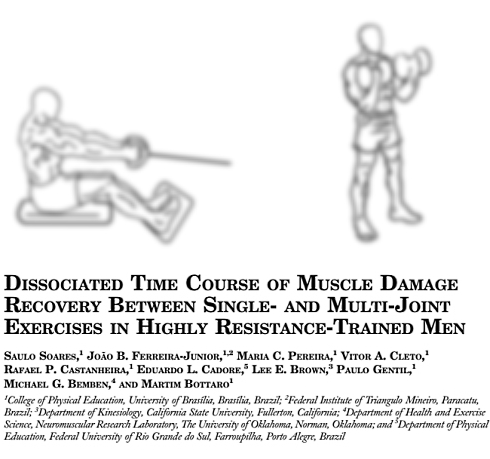 Krachttraining met isolatie-oefeningen vergt meer hersteltijd