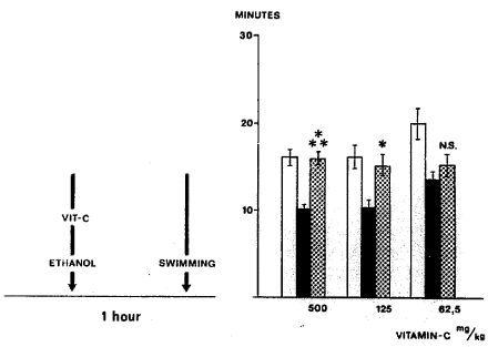 Vitamine C vermindert prestatieverslechtering door alcohol