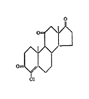 Patent uit 1956: 4-chloro-adrenosterone