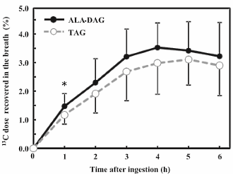 Alfa-linoleenzuur-diacylglycerol zet de vetverbranding een tandje hoger