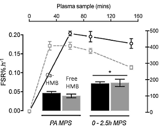 Anabole werking van ouderwetse vorm van HMB gelijk aan die van HMB Free Acid