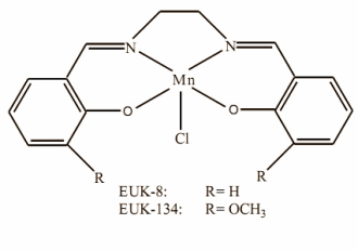 Synthetische antioxidanten EUK-8 en EUK-134 verlengen het leven