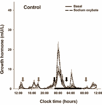 Dagelijks gebruik GHB verhoogt afgifte groeihormoon niet