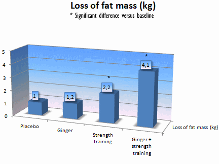 Het gezamenlijke effect van krachttraining en gembersuppletie