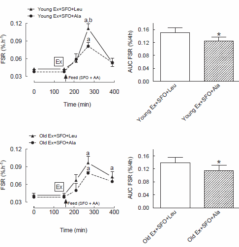 Krachttraining + glas melk + eetlepel leucine = meer spieren