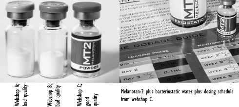 Melanotan-2 in webwinkels vaak verontreinigd en ondergedoseerd