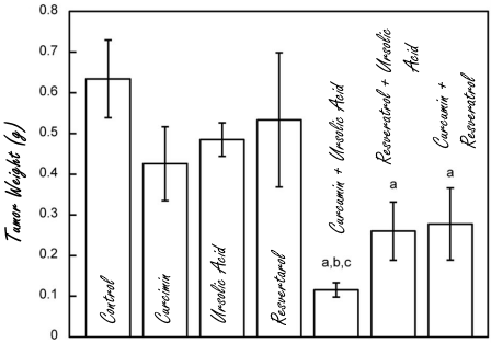Curcumin en ursolic acid hongeren de prostaatkankercel uit