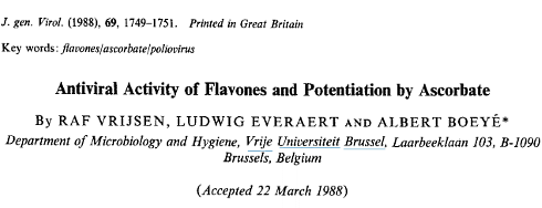 Hoe vitamine C de antivirale werking van quercetine versterkt