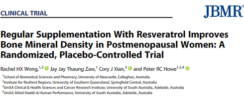 Resveratrol voor sterke botten