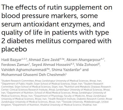 Rutine | Een natuurlijk pepmiddel dat de bloeddruk verlaagt