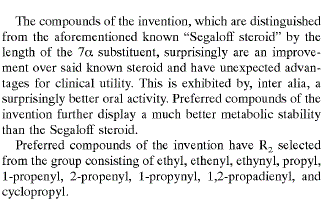 Monstersteroid van Segaloff in de mannenpil