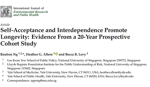 Accepteer jezelf en leef drie jaar langer