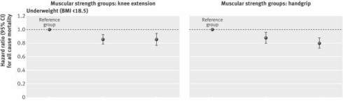 Spierkracht vermindert ook bij twintigers en dertigers de kans op overlijden