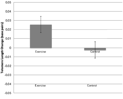 Een paar keer per week een uurtje sporten heft het levensverkortende effect van stress op