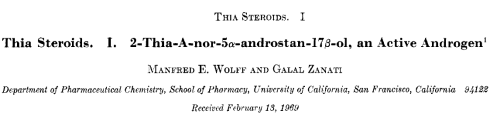 A-nor-androgenen: incomplete maar werkzame versies van testosteron