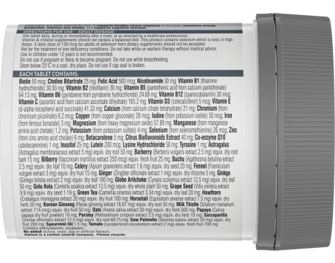 Door een multivitamine voelen mannen zich beter