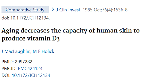 Hoe ouder je bent, hoe belangrijker is suppletie met vitamine D