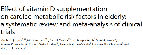 Een supplement met vitamine D voor minder triglyceriden | Heeft dat zin?