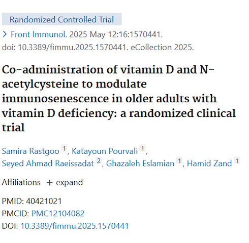 Combinatie vitamine D3 en NAC verjongt immuunsysteem van 65-plusser