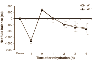 Shake met whey herstelt vochtbalans