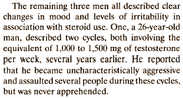 Moord door anabolen komt nauwelijks voor