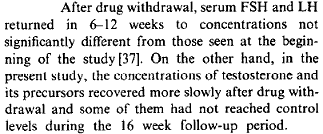 Vier maanden herstel na anabolenkuur is niet genoeg